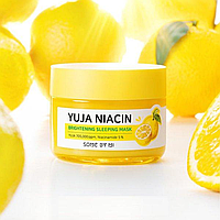 Освітлювальна нічна маска SOME BY MI Yuja Niacin Brightening Sleeping Mask 60 мл