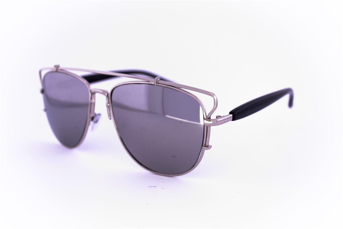 Сонцезахисні дзеркальні окуляри унісекс Авіатор - Сталеві - 955