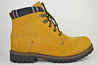 Ботинки нубук Krisbut 6094 желтые 45 размер