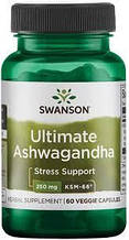 Ашвагандха, Swanson ultimate ashwagandha 250 mg 60 capsules