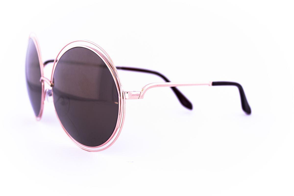 Круглі дзеркальні окуляри Оверсайз - 1868