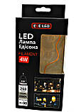 Світлодіодна лампа Filament 4w EGE LED модель ТВ 032, фото 5