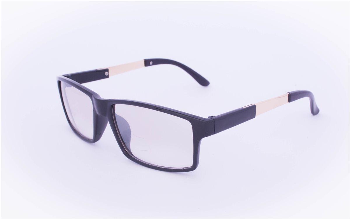 Іміджеві окуляри з легким затемненням - Чорні - 1995-1