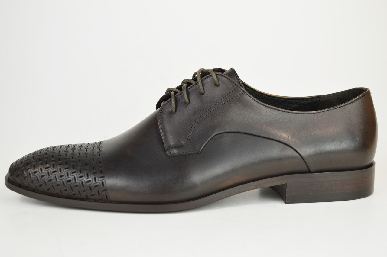 Туфлі шкіряні коричневі Badura 7363 43 розмір