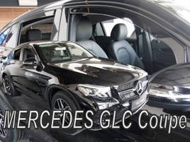 Дефлектори вікон (вітровики) MERCEDES GLC COUPE C253 5D 2017-> 4шт (Heko)