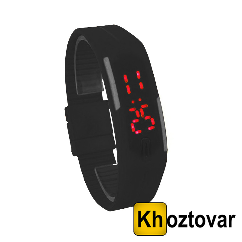 Наручний LED-годинник ⁇ Спортивний водонепроникний LED-годинник-браслет