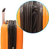 Пластикова валіза середнього розміру  Airtex Jupiter 241, 75 л оранжева, фото 5
