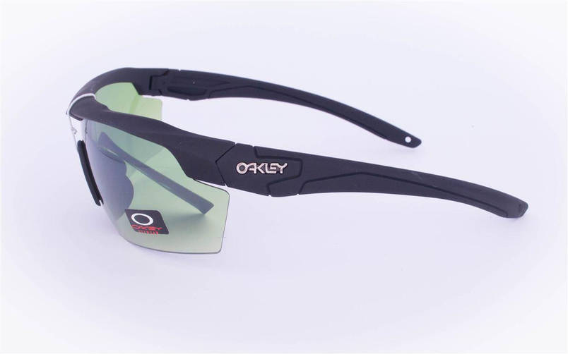 Тактичні брендові окуляри-маска Oakley - Чорні - 7931, фото 4