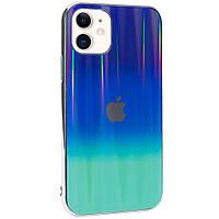 TPU+Glass чехол Gradient Aurora с лого для Apple iPhone 11 (6.1").