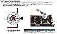 Шкала доворотная угломер для измерения угла доворота и затяжки болтов TOPTUL JDAW1602