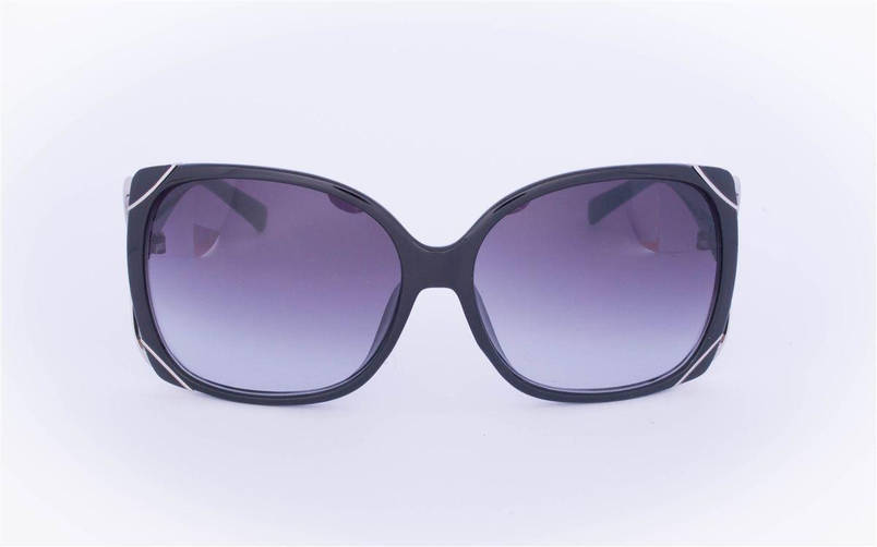 Жіночі якісні сонцезахисні окуляри UV400 - Чорні - 9112, фото 2