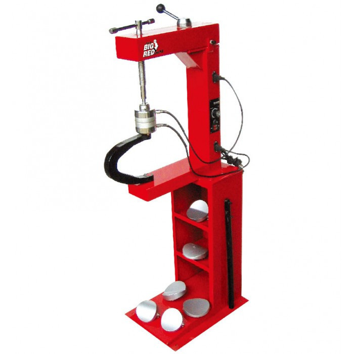 Вулканізатор із гвинтовим притискачем, 2 пластини, (6 форм) TORIN TRAD004, фото 1