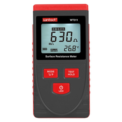 Тестер опору поверхні (100Ω ~1000ГΩ) WINTACT WT311, фото 1