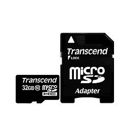 Картка пам'яті Transcend MicroSDHC 32 GB Class 10 + SD-adapter (TS32GUSDHC10)