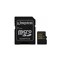 Карта памяти Kingston MicroSD 32GB Class 10 UHS-I + SD-adapter (SDCA10/32GB)