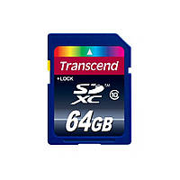 Карта памяти Transcend SDXC 64GB Class 10 (TS64GSDXC10)