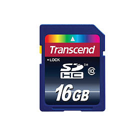 Картка пам'яті Transcend SDHC 16 GB Class 10 (TS16GSDHC10)