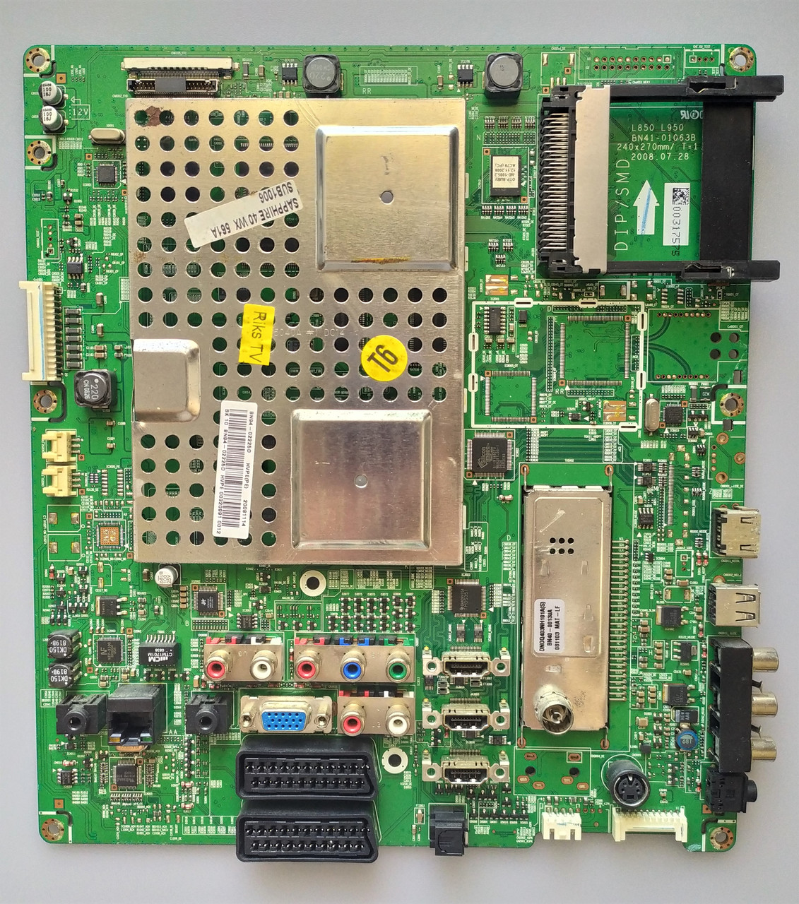 Плата Main BN41-01063B для Телевизора Samsung LE 40A866S1W — Купить ...