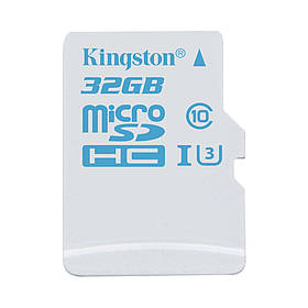 Картка пам'яті Kingston 32GB microSDHC C10 UHS-I U3 Action (SDCAC/32GBSP)
