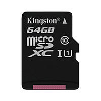 Карта памяти Kingston 64GB microSDXC C10 UHS-I (SDC10G2/64GBSP)