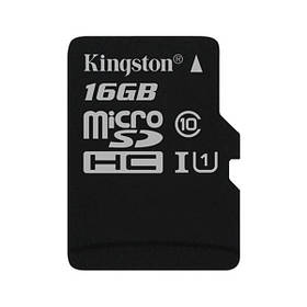 Картка пам'яті Kingston 16 GB microSDHC C10 UHS-I (SDC10G2/16GBSP)