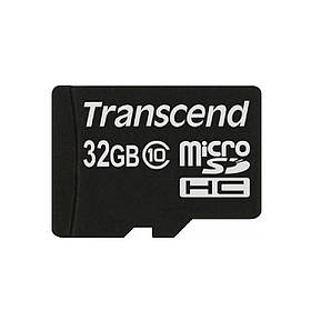 Картка пам'яті Transcend MicroSDHC 32 GB Class 10 (TS32GUSDC10)