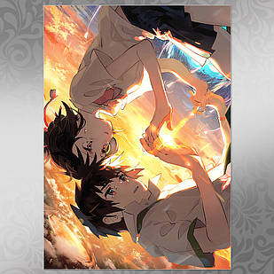 Плакат А4 Аніме Kimi No Na Wa 009