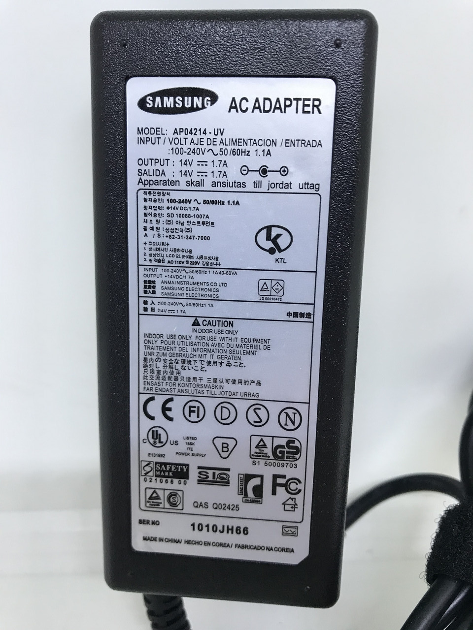 Блок живлення Адаптер для монітора Samsung 14 V 1.7 A 24 W 6.5*4.4 мм