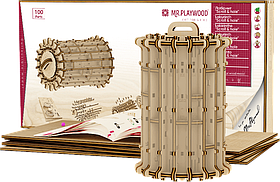 Механічний конструктор з дерева Лабіринт «Scroll&hole» подарунок