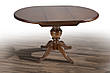Стіл круглий розкладний Гермес Мікс меблі, колір горіх, фото 6
