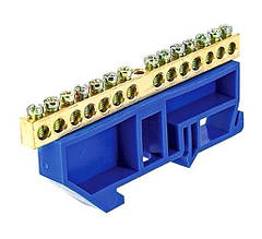 Шина ізольована «N» на DIN-рейку ШЛІ 8х12-14 Ny95500195