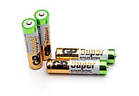 Батарейка мини пальчиковая GP Super alkaline (AAA, LR03)