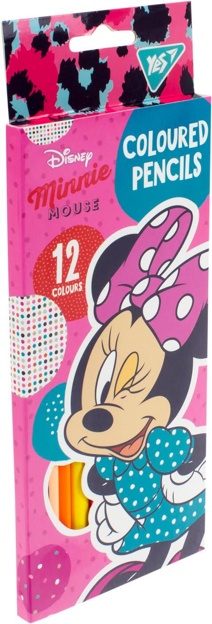 Олівці кольор. 12 кольор. "Yes" №290593 Minnie Mouse(12)