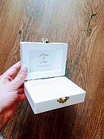 Деревянная коробочка для свадебных колец
