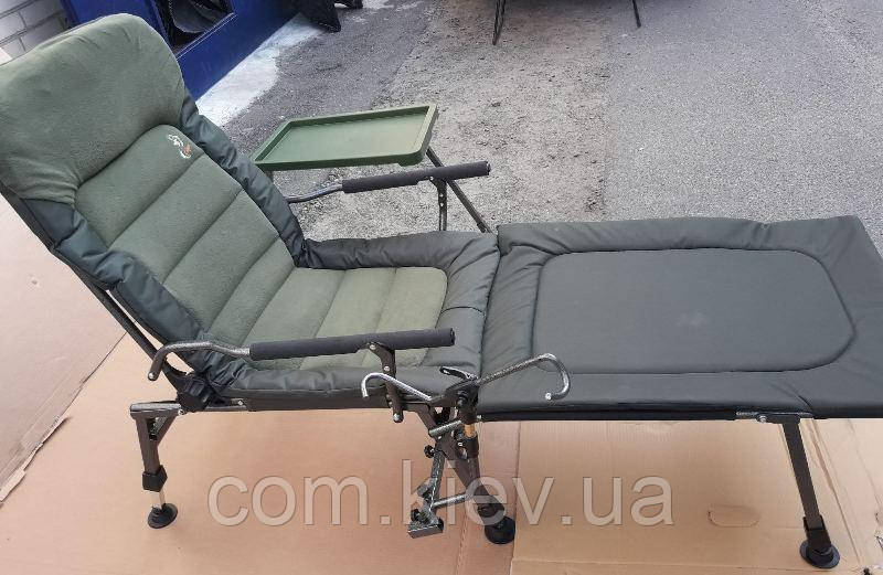 Крісло-розкладачка коропова у комплекті Carp Elektostatyk FK6 STP+POD.
