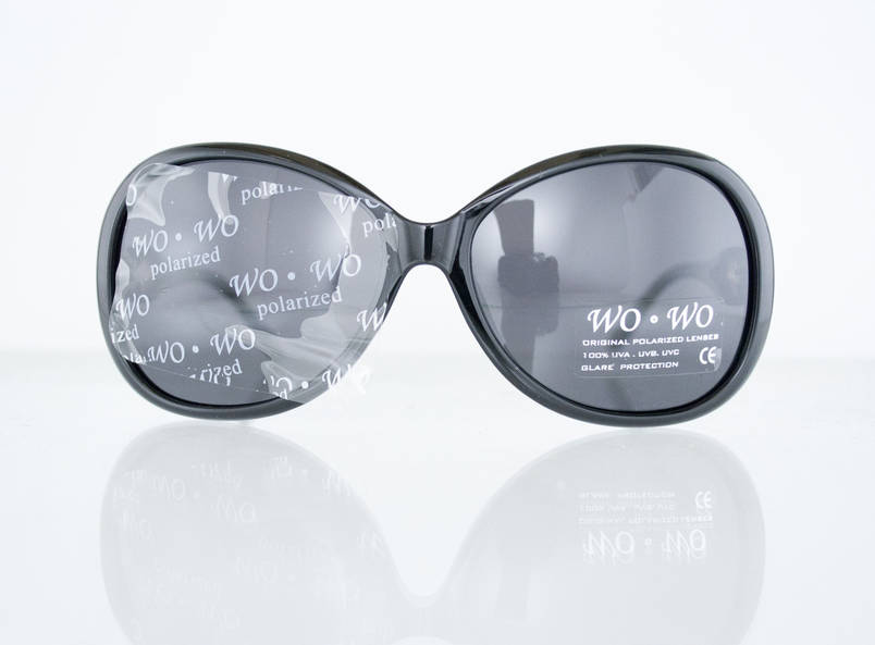 Окуляри жіночі сонцезахисні поляризаційні - Чорні - 062, фото 2