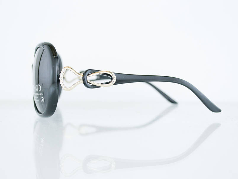 Окуляри жіночі сонцезахисні поляризаційні - Чорні - 062, фото 3