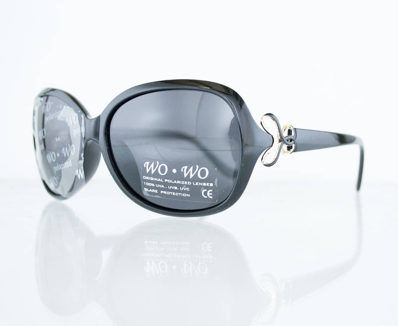 Окуляри жіночі сонцезахисні поляризаційні - Чорні - 068, фото 1