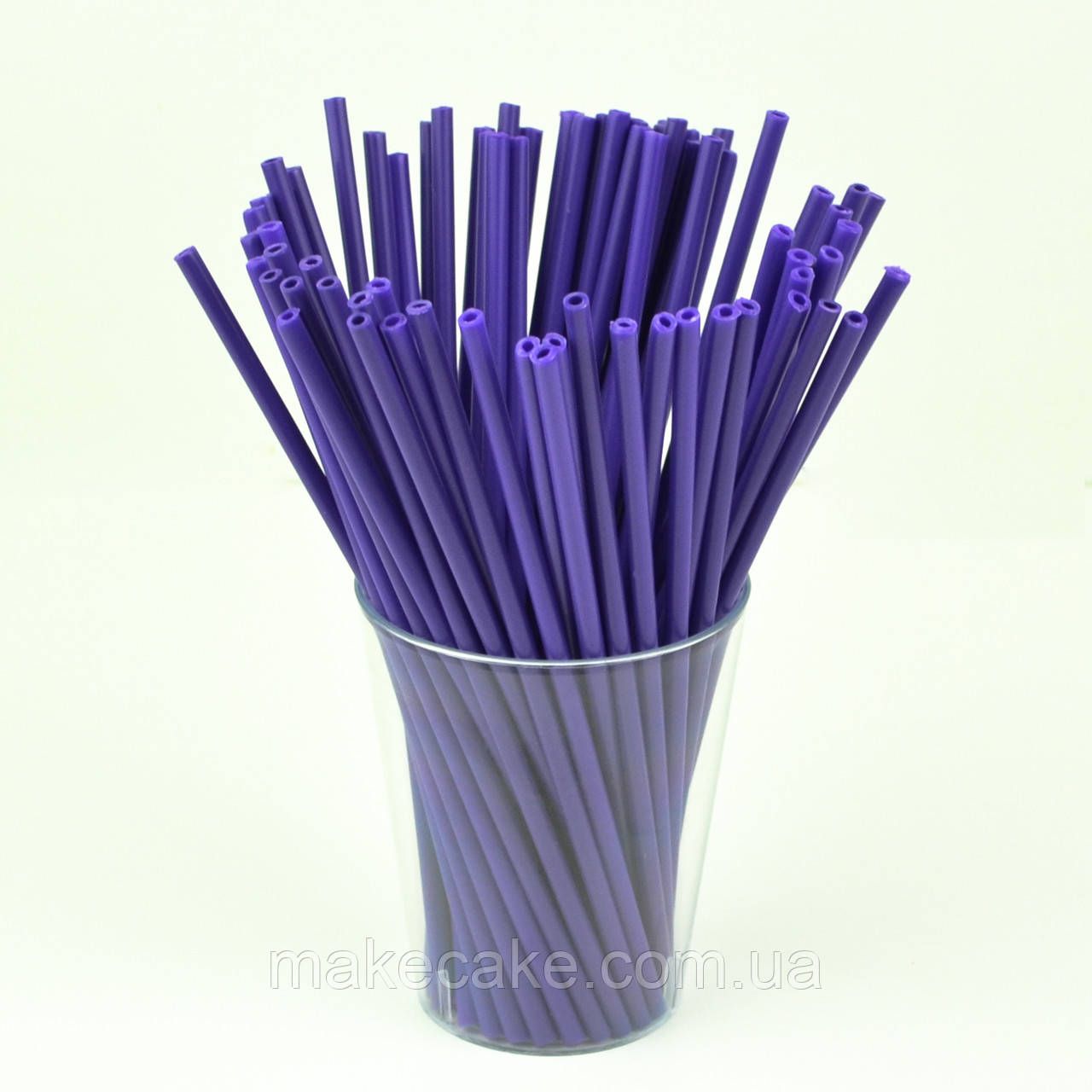 Палички для кейк-попсів пластикові Фіолетові 15 см 50 шт.