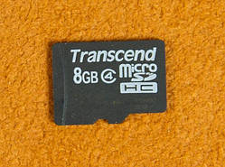 Карта пам'яті Transcend microSD HC 8 Gb (від навігатора)