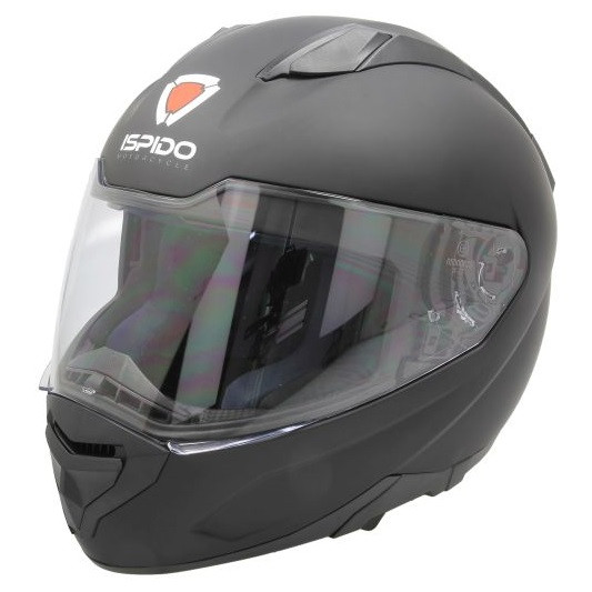 Мотошолом інтеграл ISPIDO RAVEN black/matt, розмір L 59-60см СЕРТИФІКОВАНИЙ (сонцезахисні окуляри)