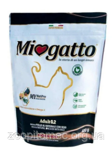 Сухий корм для кішок Morando MioGatto (Морандо Миогатто) Adult with Chicken з куркою, 400 г