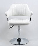 Крісло перукаря Джеф JEFF CH - BASE чорний оксамит, фото 7