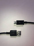 Кабель USB micro - USB до мобільного телефону подовжений 7 мм Black, фото 3