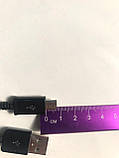 Кабель USB micro - USB до мобільного телефону подовжений 7 мм Black, фото 5