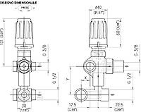 Деталювання мануал VB56 250bar 30L/m Байпас ar. 60.1350.10