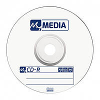 Диск CD MyMedia CD-R 700Mb 52x MATT SILVER Wrap 50 (69201)