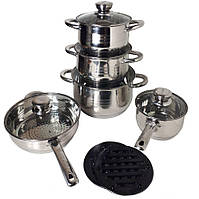 Набір посуду 12 в 1 Haus Lux 1232