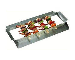 Підставка для шампурів із високоякісної неіржавкої сталі 35 х 25 х 5 см GrillPro 92339