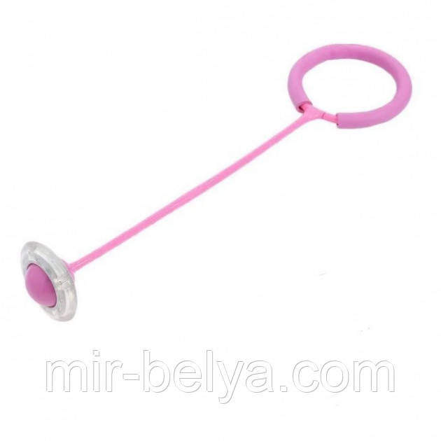 Нейроскакалка з LED підсвічуванням рожева, фото 1